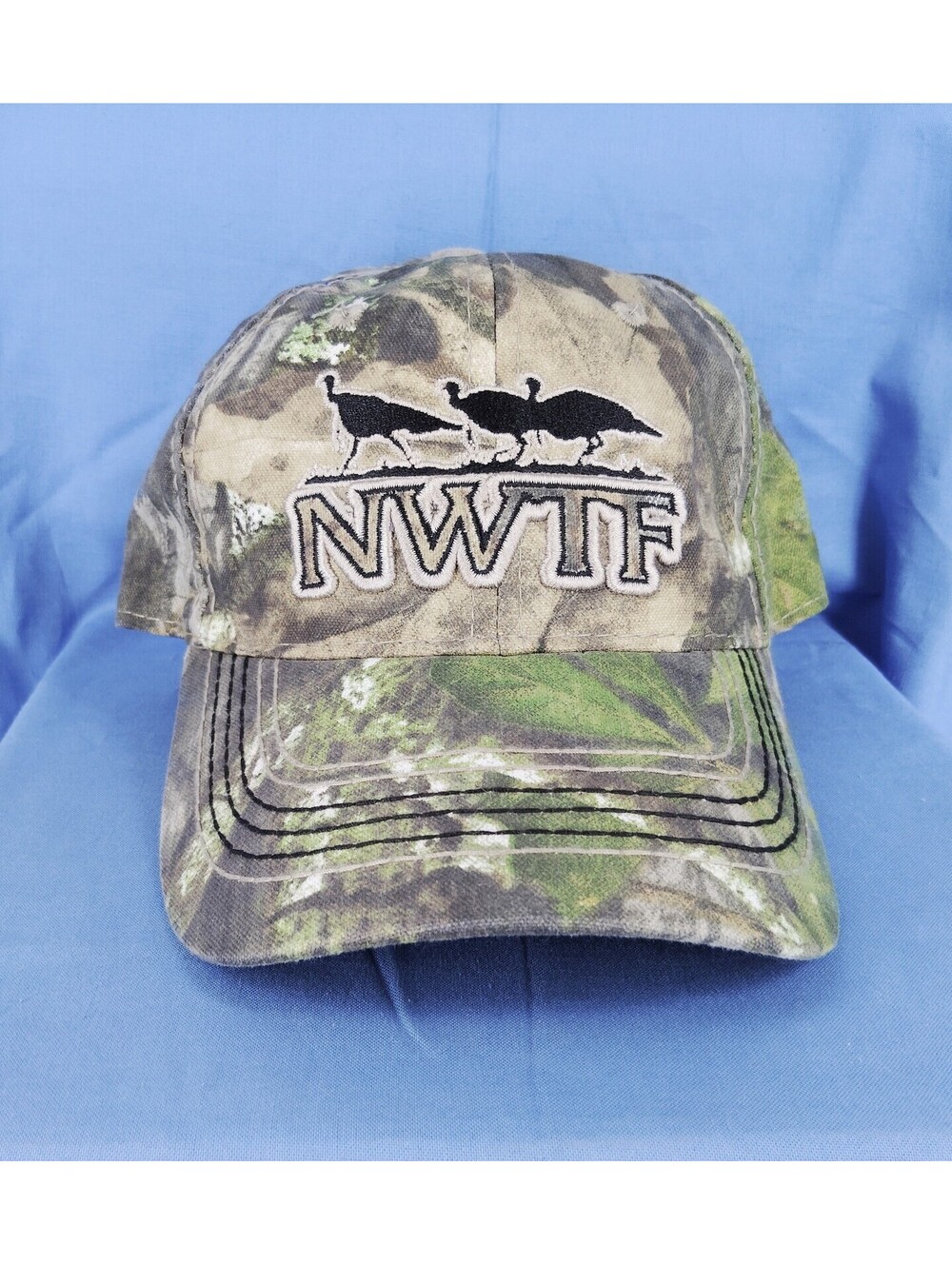 NWTF Camo Hat National Wild Turkey Federation Hunting Strapback Cap